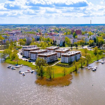 Marina Deluxe - Najwiekszy Apartament Na Marinie Plus Garaz, Klima, 2 Balkony Iława Exterior foto